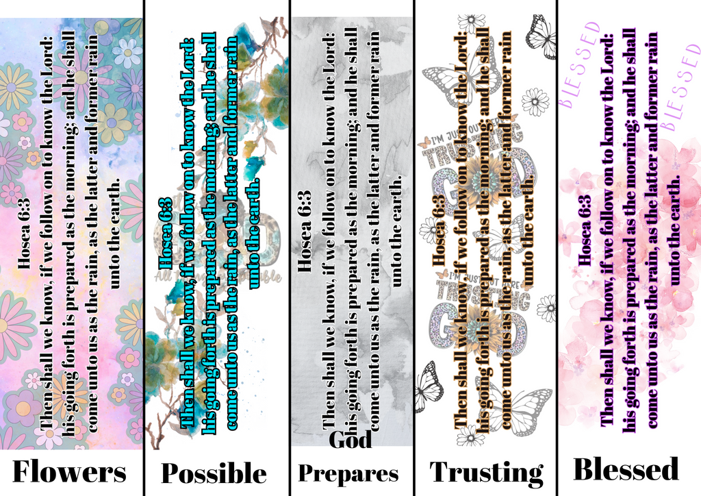 Spring Bookmarks 1