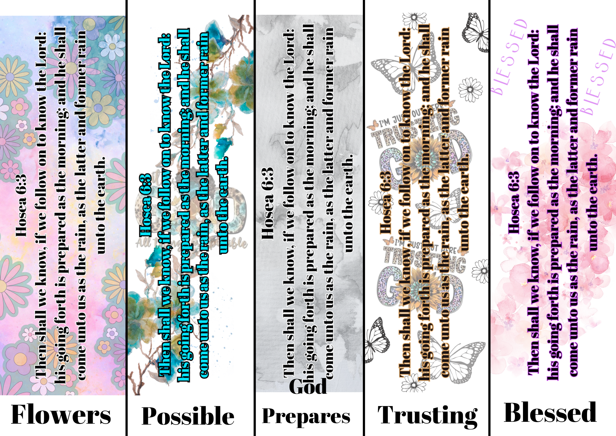 Spring Bookmarks 1