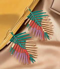 Colorful Leaf Earrings