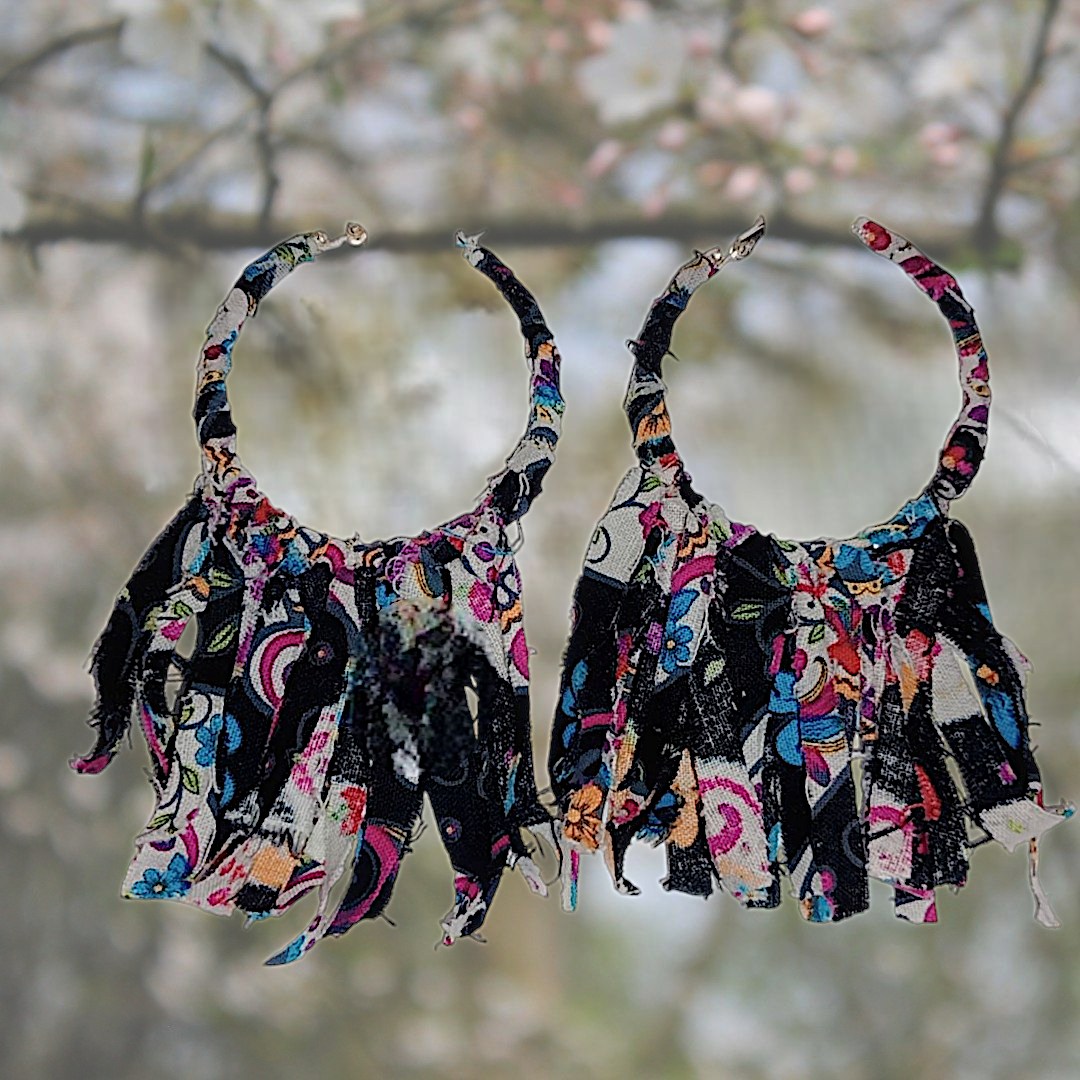 Boho Printed Earrings