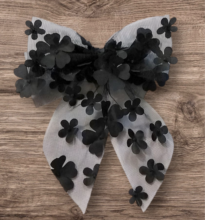 Flower Bow Hair Clip